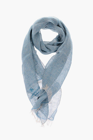solid color flax foulard