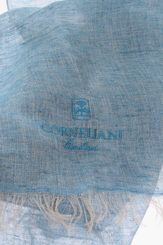 solid color flax foulard