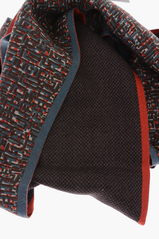 printed wool foulard