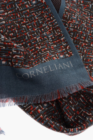 printed wool foulard