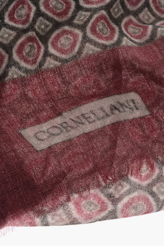 printed wool scarf