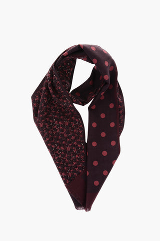 printed wool scarf