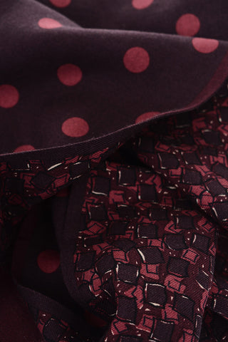 printed wool scarf