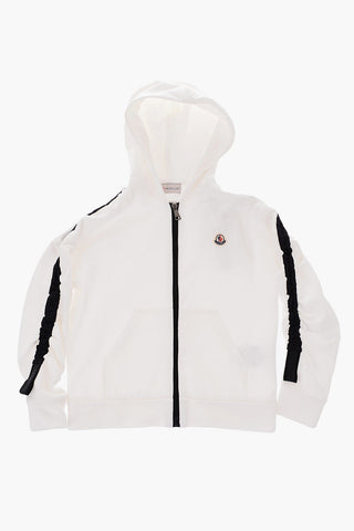 felpa con cappuccio e chiusura zip