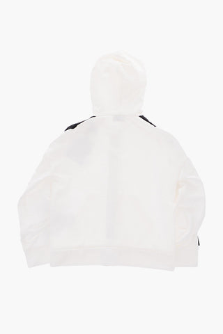 felpa con cappuccio e chiusura zip
