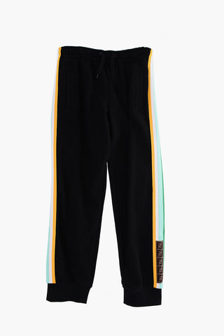 3 pockets Side Contrasting Band cotton joggers