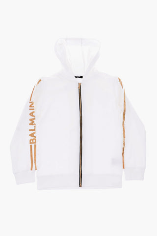 sequined hoodie