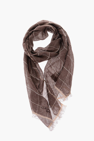windowpane check foulard