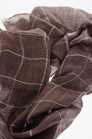 windowpane check foulard