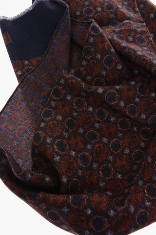 printed wool scarf