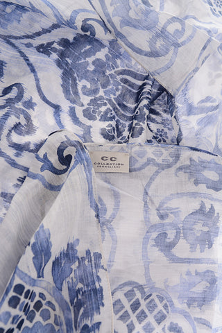 CC COLLECTION anthemion-printed foulard