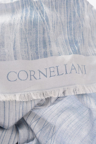 two-tone foulard with fringed