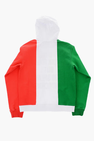 multicolor printed hoodie