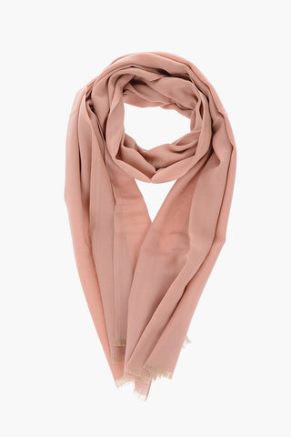 plain herringbone cotton foulard