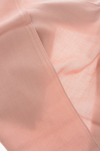 plain herringbone cotton foulard