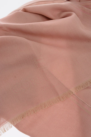 plain herringbone cotton foulard