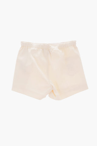 patch pocket drawstring waist shorts