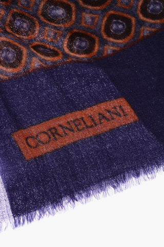 printed wool scarf