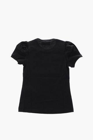 front logo-printed crew-neck t-shirt