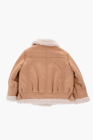 Faux Leather Coat