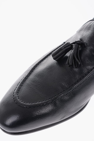tassle loafer in pelle