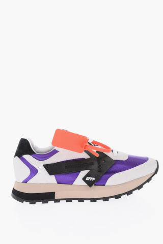 Sneakers HG RUNNER in tessuto e suede con dettagli a contrasto