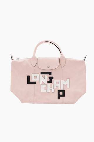 Borsa Tote LE PLIAGE con Lettering in Rilievo