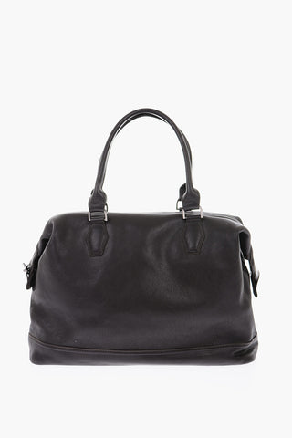 Borsa Bauletto in Pelle con Tasca Esterna