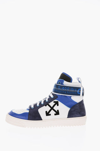 Lace-up INDUSTRIAL BELT Leather and Suede Sneakers