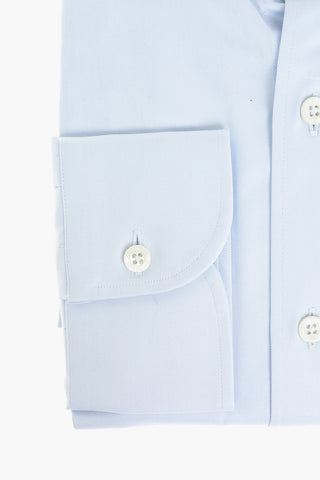 Twill Cotton Shirt with Standard Collar