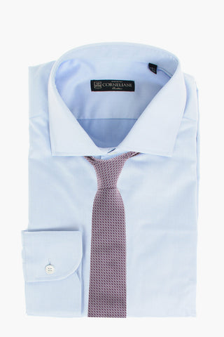 Standard Collar Twill Cotton Shirt