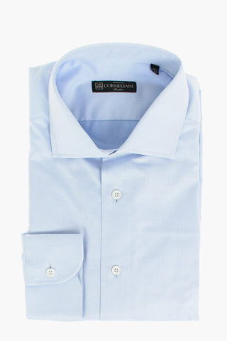Standard Collar Twill Cotton Shirt