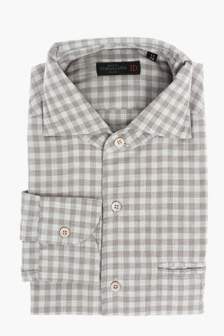 ID Breast-pocket Gingham Cotton Shirt