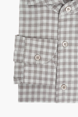ID Breast-pocket Gingham Cotton Shirt