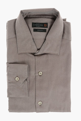 ID Standard Collar SLIM FIT Twill Cotton Shirt