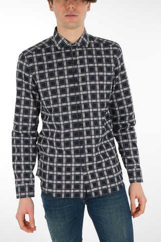 CC COLLECTION Standard Collar Cambric Cotton Shirt