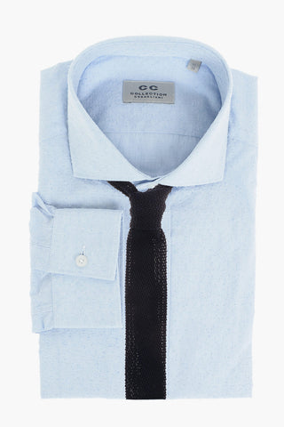 CC COLLECTION Distressed Popeline Cotton Shirt
