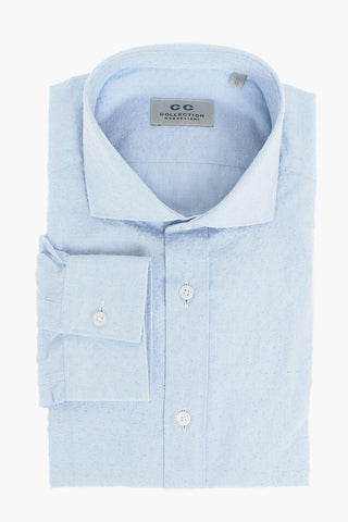 CC COLLECTION Distressed Popeline Cotton Shirt