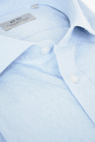 CC COLLECTION Distressed Popeline Cotton Shirt