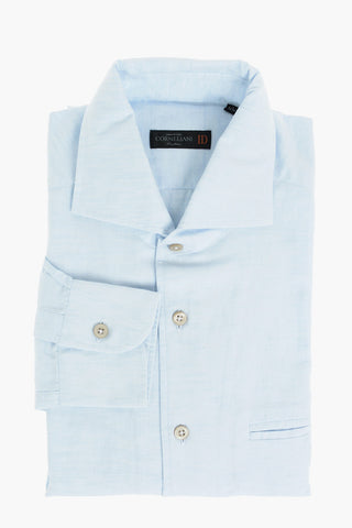 ID Flax Blend Shirt with Chest Pocket
