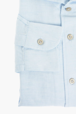 ID Flax Blend Shirt with Chest Pocket