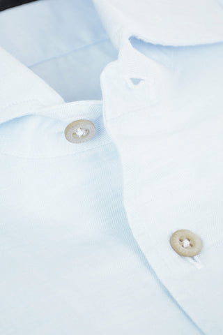 ID Flax Blend Shirt with Chest Pocket