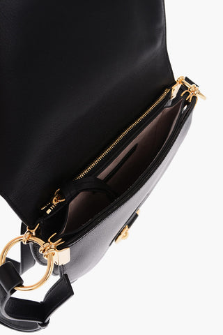 Leather LATCH Crossbody Bag