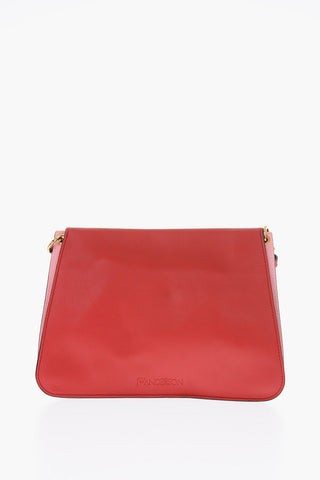 Two Tone Leather PIERCE Shoulder Bag