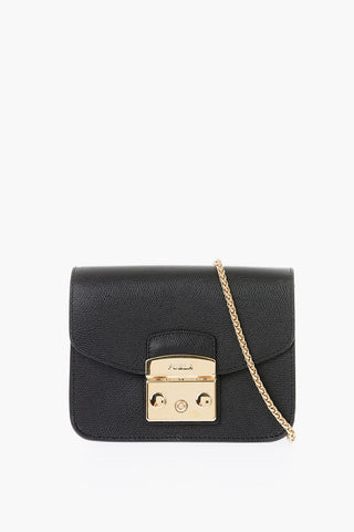 Lizard Printed Leather METROPOLIS Shoulder Bag