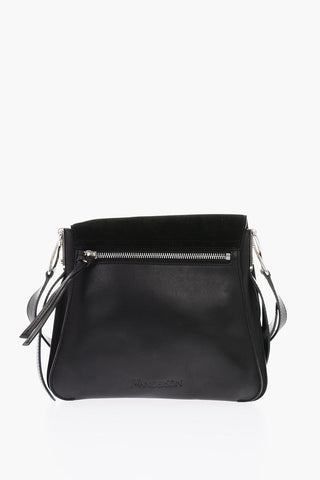 Suede DISC Shoulder Bag