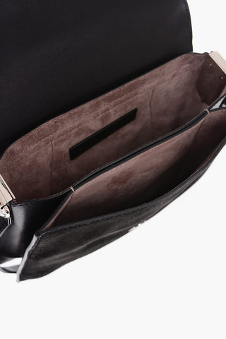 Suede DISC Shoulder Bag