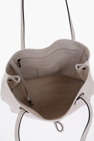 Textured Leather ROSEAU Tote Bag