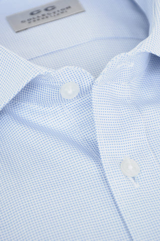 CC COLLECTION Pin Check Cotton SLIM FIT Shirt