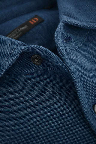 ID Bird's Eye Stretch Cotton Shirt